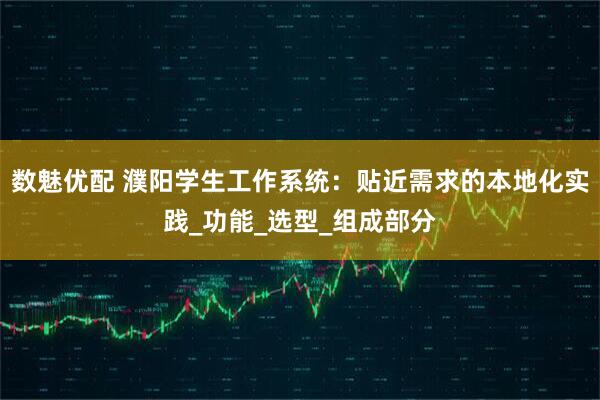 数魅优配 濮阳学生工作系统：贴近需求的本地化实践_功能_选型_组成部分
