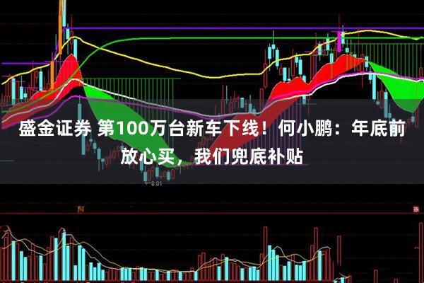 盛金证券 第100万台新车下线！何小鹏：年底前放心买，我们兜底补贴